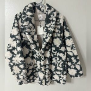 The Nines by HATCH Black and Cream Jacket